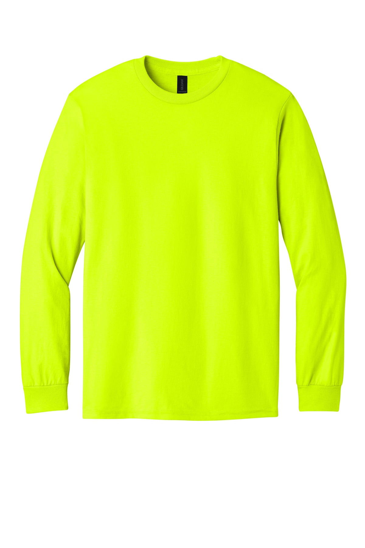Gildan - Heavy Cotton 100% Cotton Long Sleeve T-Shirt - Safety Green