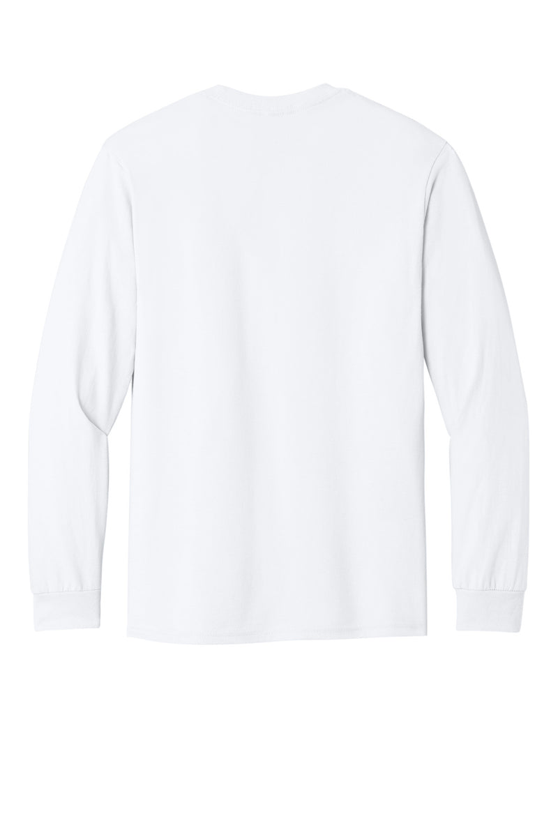 Gildan - Heavy Cotton 100% Cotton Long Sleeve T-Shirt - White