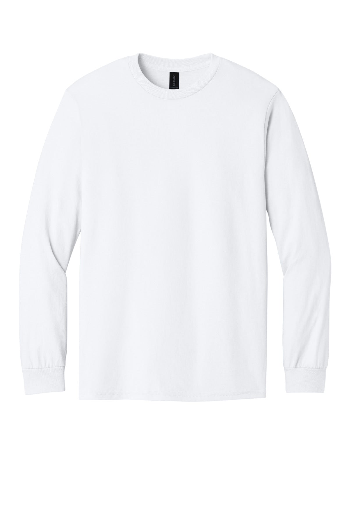 Gildan - Heavy Cotton 100% Cotton Long Sleeve T-Shirt - White