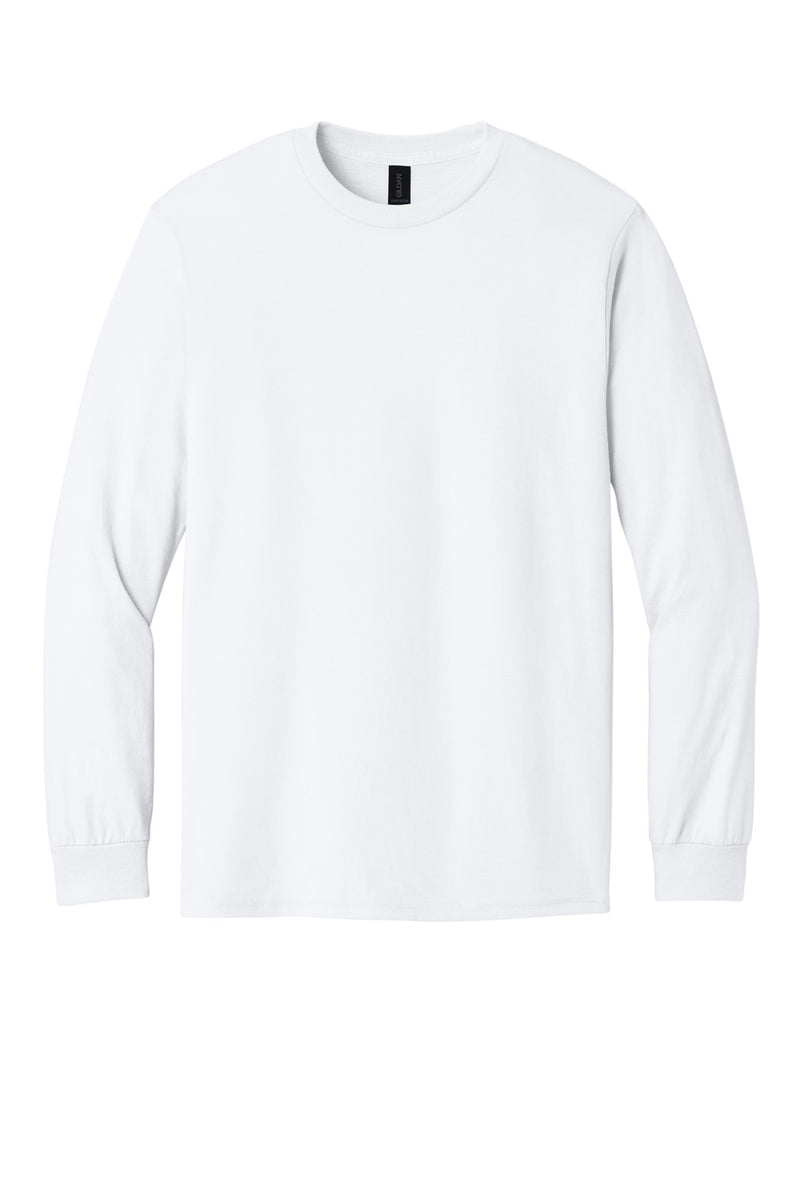 Gildan - Heavy Cotton 100% Cotton Long Sleeve T-Shirt - White