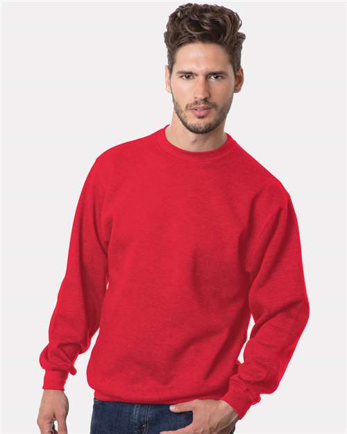 Unisex USA-Made Crewneck Sweatshirt - Red