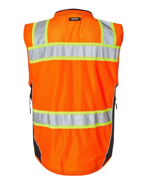 Unisex Premium Black Series® Surveyors Vest - Orange