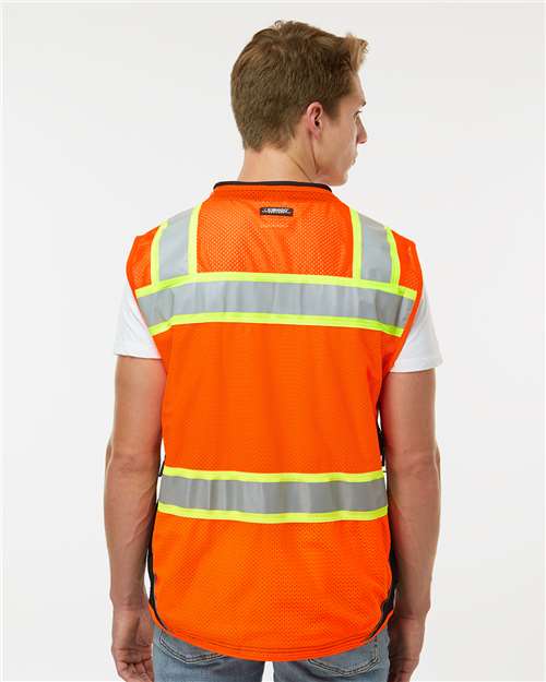 Unisex Premium Black Series® Surveyors Vest - Orange
