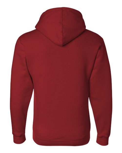 Unisex USA-Made Full-Zip Hooded Sweatshirt - Cardinal