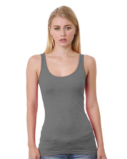Women's USA-Made Tank Top - Heather Charcoal