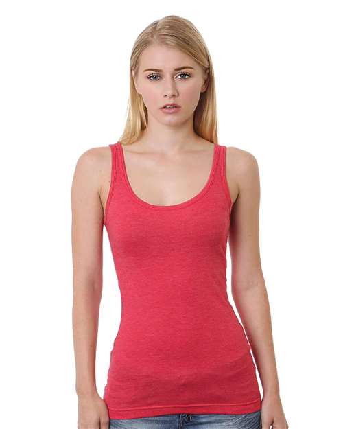 Women's USA-Made Tank Top - Heather Red