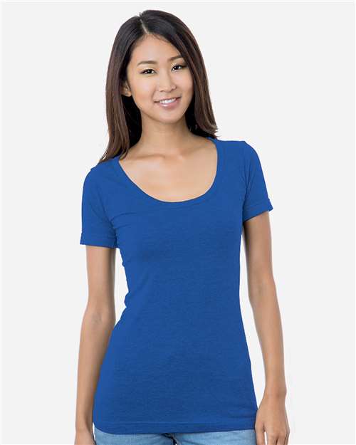 Women's USA-Made Scoop Neck T-Shirt - Royal Blue