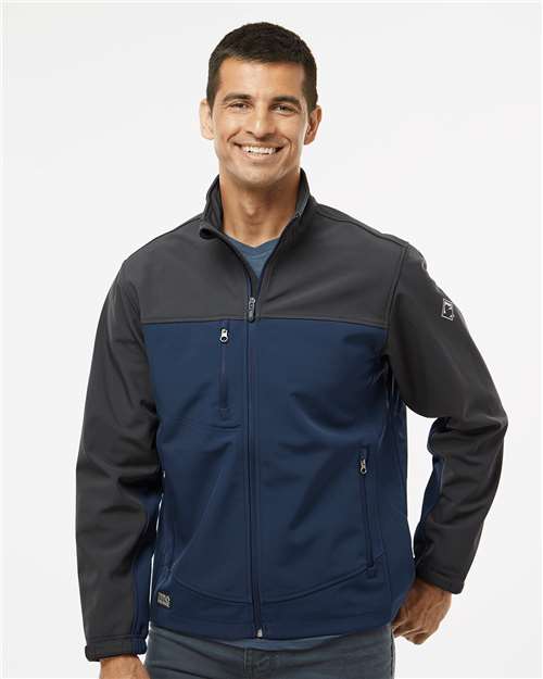 Men's Tall Motion Soft Shell Jacket - Deep Blue/ Charcoal