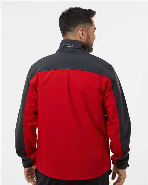 Men's Tall Motion Soft Shell Jacket - Red/ Charcoal