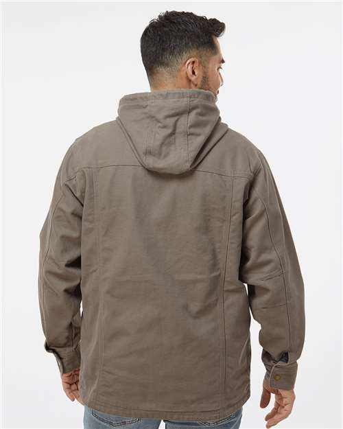 Men's Tall Laredo Boulder Cloth™ Canvas Jacket with Thermal Lining - Gravel
