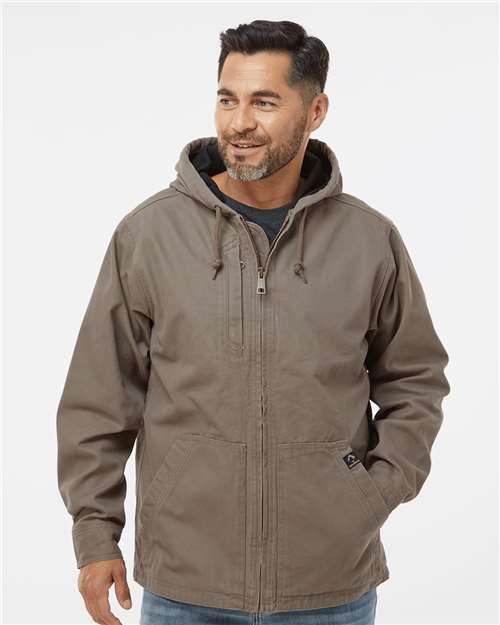 Men's Tall Laredo Boulder Cloth™ Canvas Jacket with Thermal Lining - Gravel