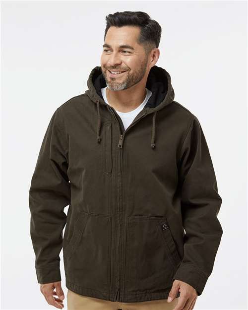 Men's Tall Laredo Boulder Cloth™ Canvas Jacket with Thermal Lining - Tobacco