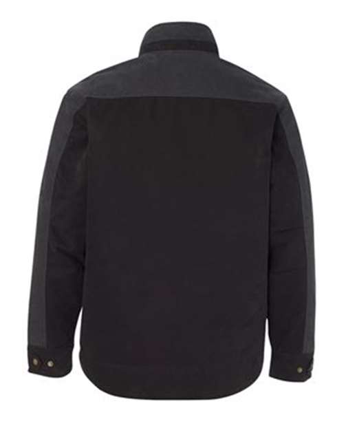 Men's Tall Horizon Two-Tone Boulder Cloth™ Canvas Jacket - Black/ Charcoal