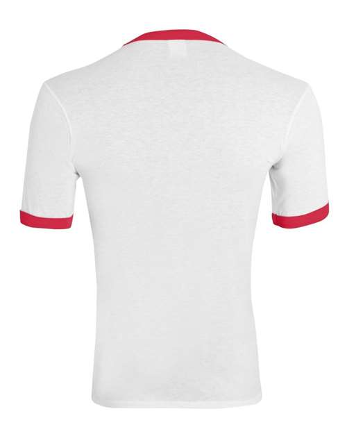 Youth Ringer T-Shirt - White/ Red