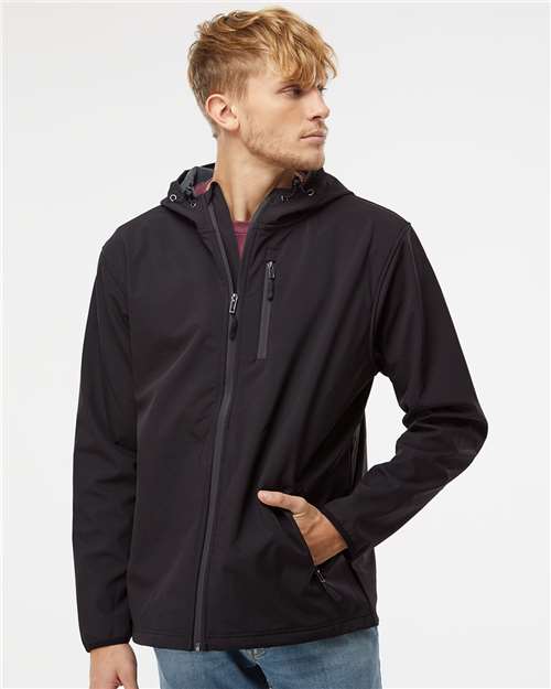 Men's Poly-Tech Soft Shell Jacket - Black