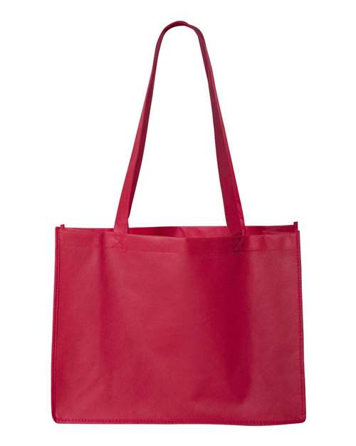 Non-Woven Deluxe Junior Tote - Red