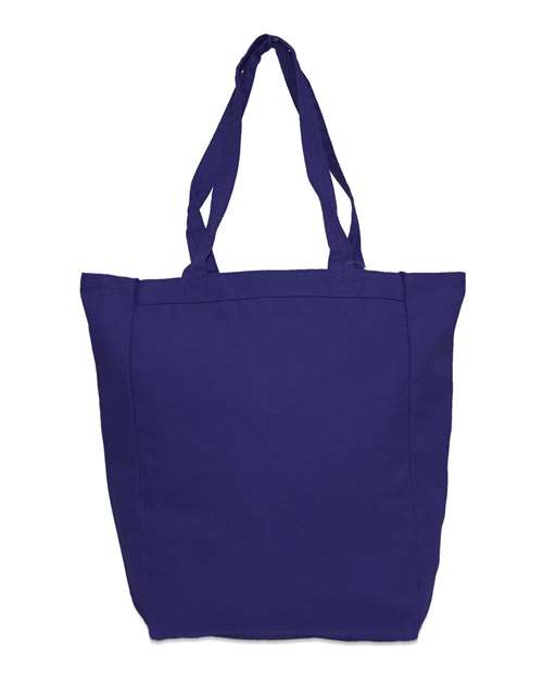 Allison Cotton Canvas Tote - Navy