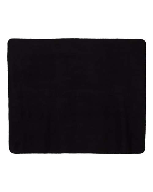 Fleece Throw Blanket - Black