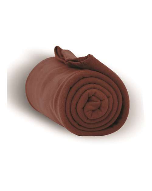 Fleece Throw Blanket - Brown