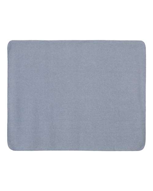 Fleece Throw Blanket - Heather Grey