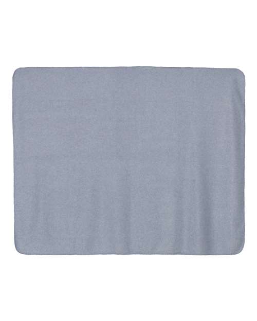 Fleece Throw Blanket - Heather Grey