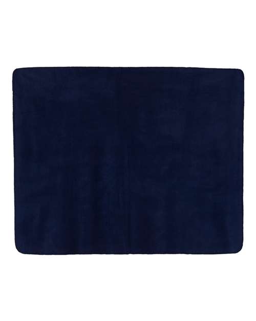 Fleece Throw Blanket - Navy