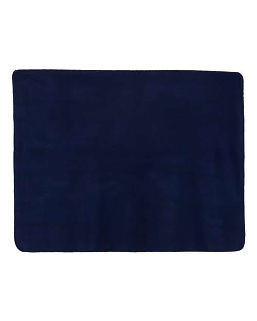Fleece Throw Blanket - Navy