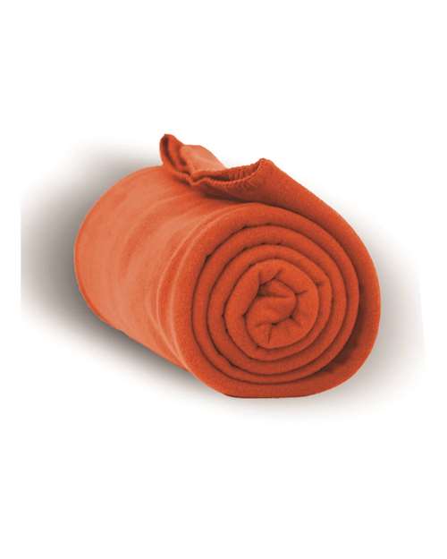 Fleece Throw Blanket - Orange