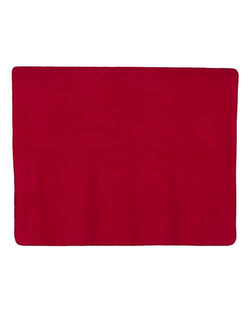 Fleece Throw Blanket - Red