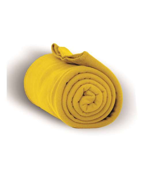 Fleece Throw Blanket - Yellow