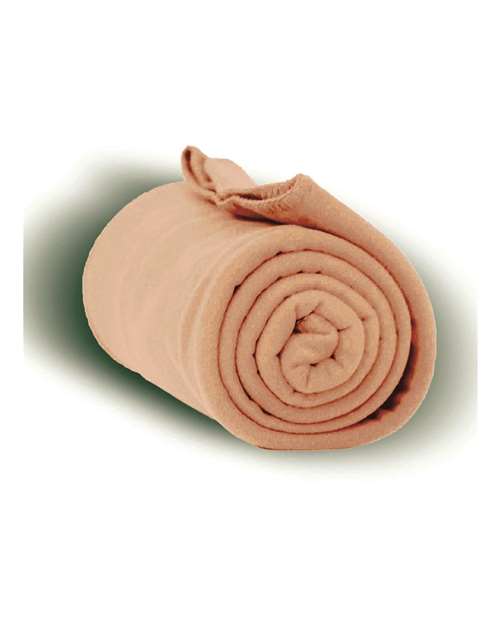 Fleece Throw Blanket - Camel