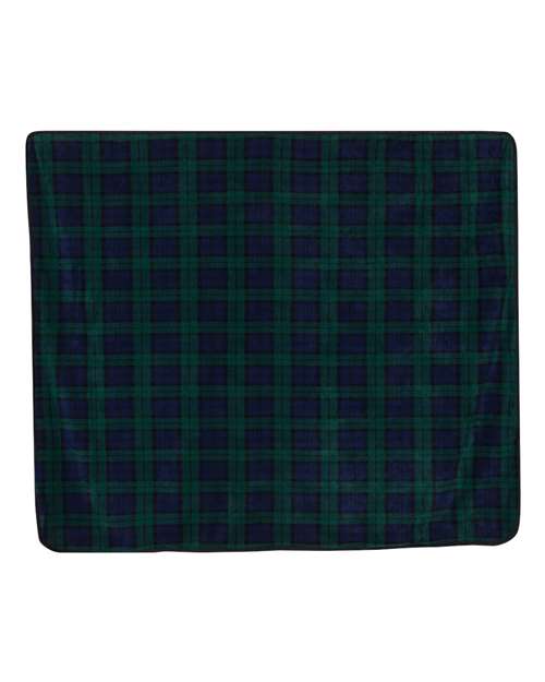Polyester/Nylon Patterned Picnic Blanket - Blackwatch
