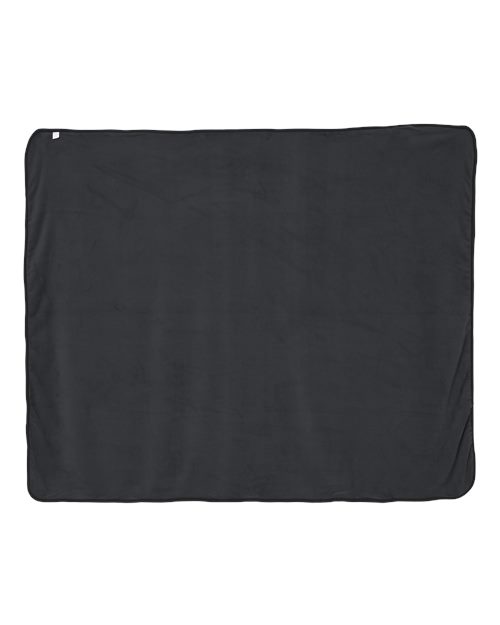 Micro Coral Fleece Blanket - Black
