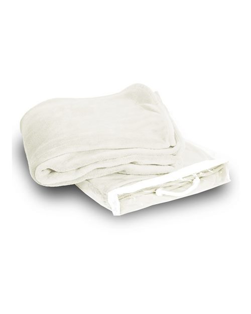 Micro Coral Fleece Blanket - Cream
