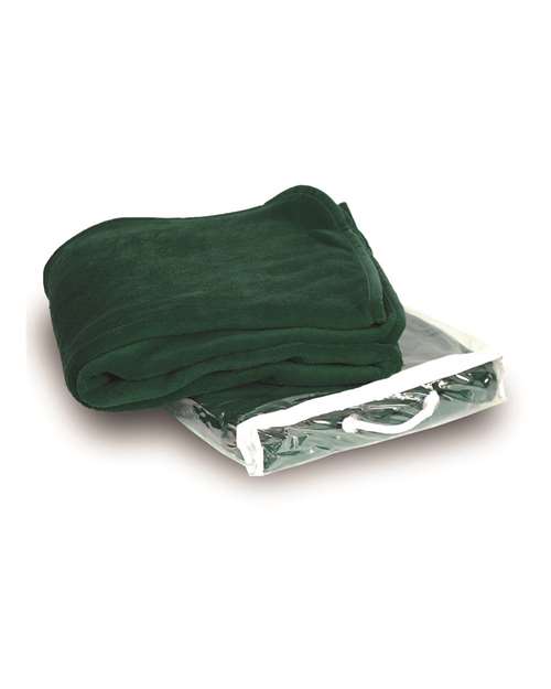 Micro Coral Fleece Blanket - Forest