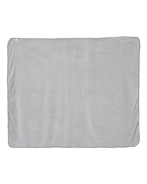 Micro Coral Fleece Blanket - Grey