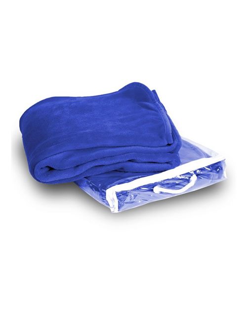 Micro Coral Fleece Blanket - Royal