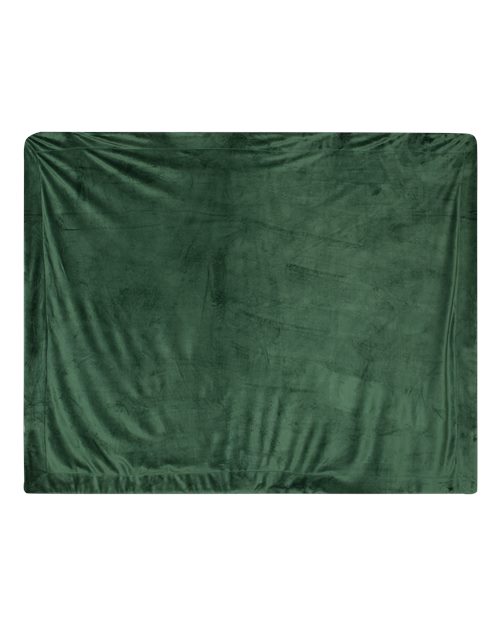 Micro Mink Sherpa Blanket - Forest