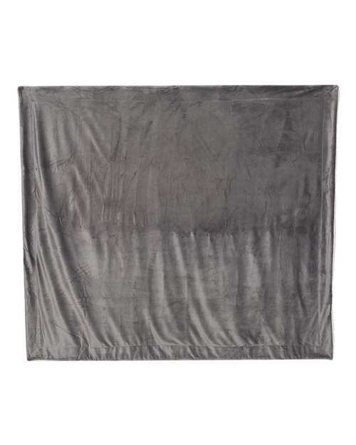 Oversized Mink Sherpa Blanket - Grey