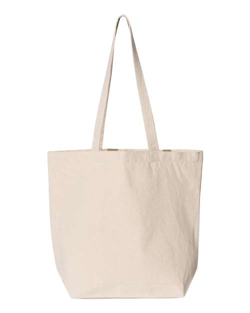 Large Canvas Tote - Natural