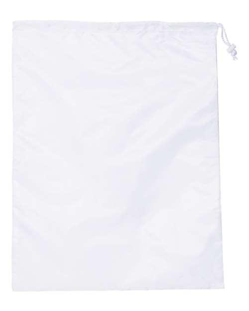Drawstring Laundry Bag - White