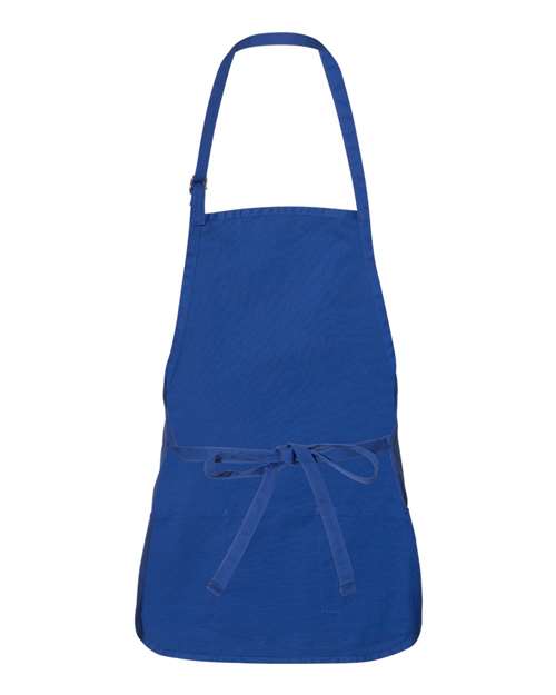 Adjustable Neck Strap Apron - Royal