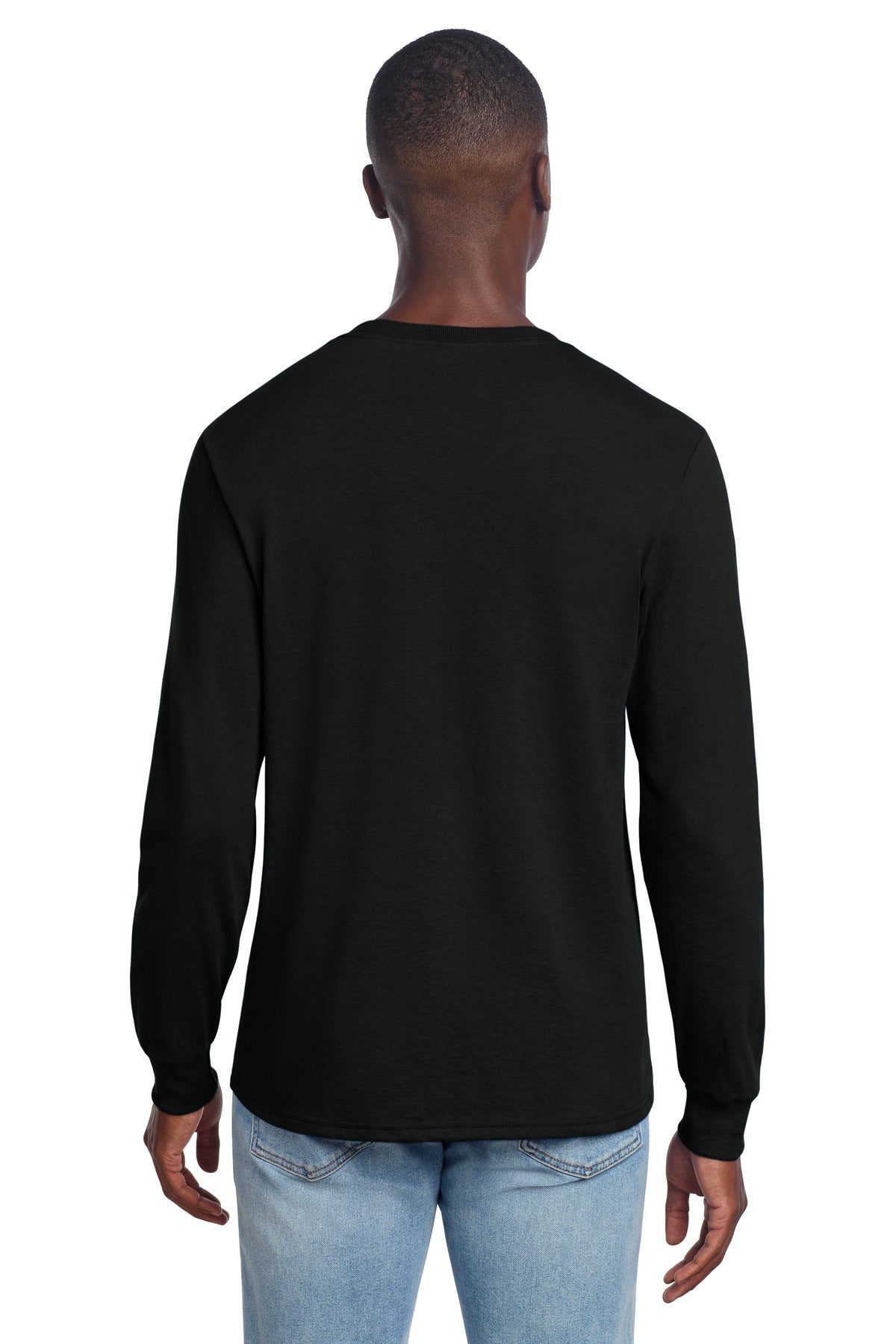 Jerzees Premium Blend Ring Spun Long Sleeve T-Shirt - Black Ink