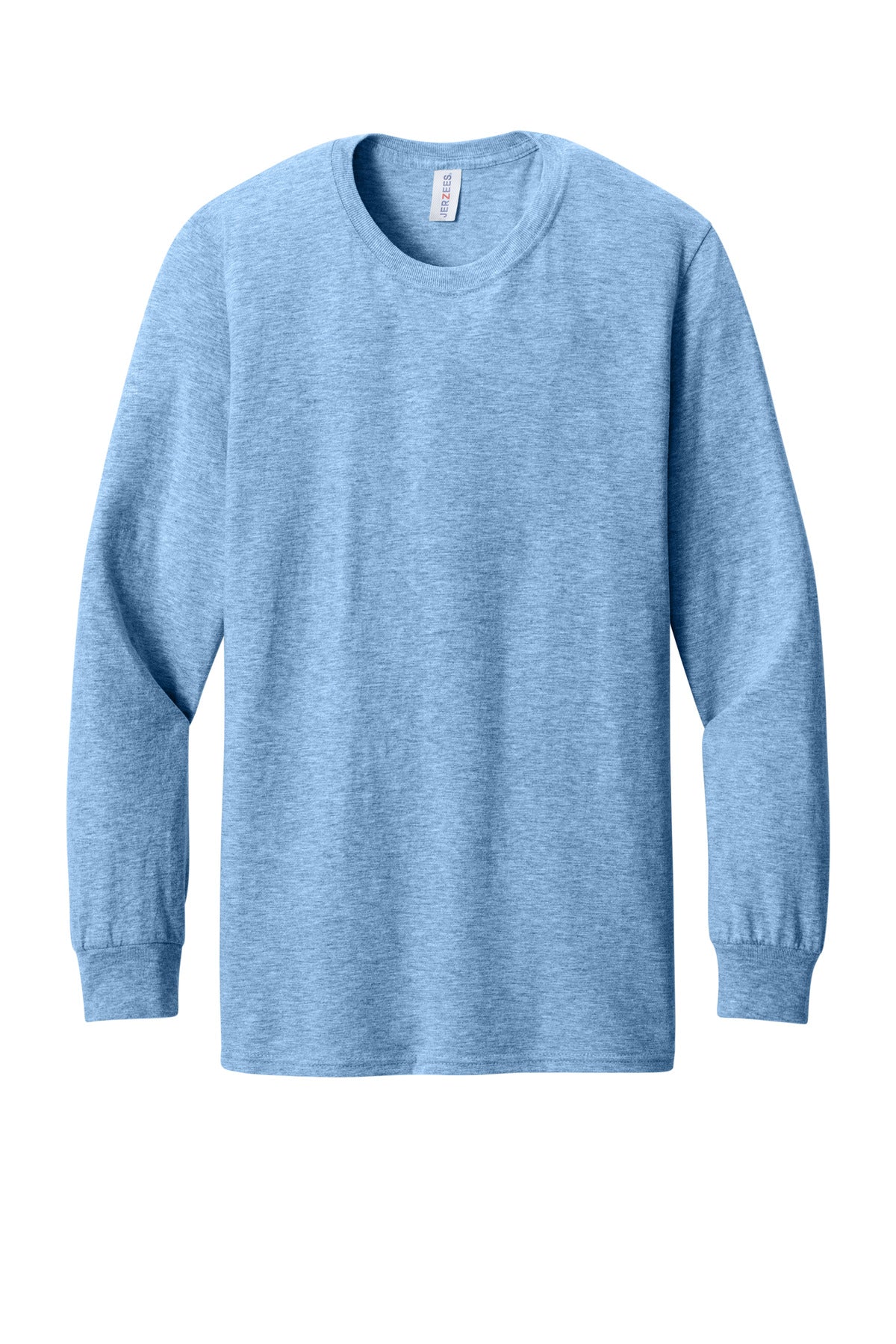 Jerzees Premium Blend Ring Spun Long Sleeve T-Shirt - Carolina Heather