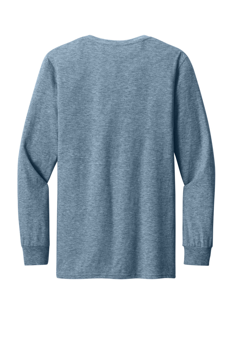 Jerzees Premium Blend Ring Spun Long Sleeve T-Shirt - Denim Heather