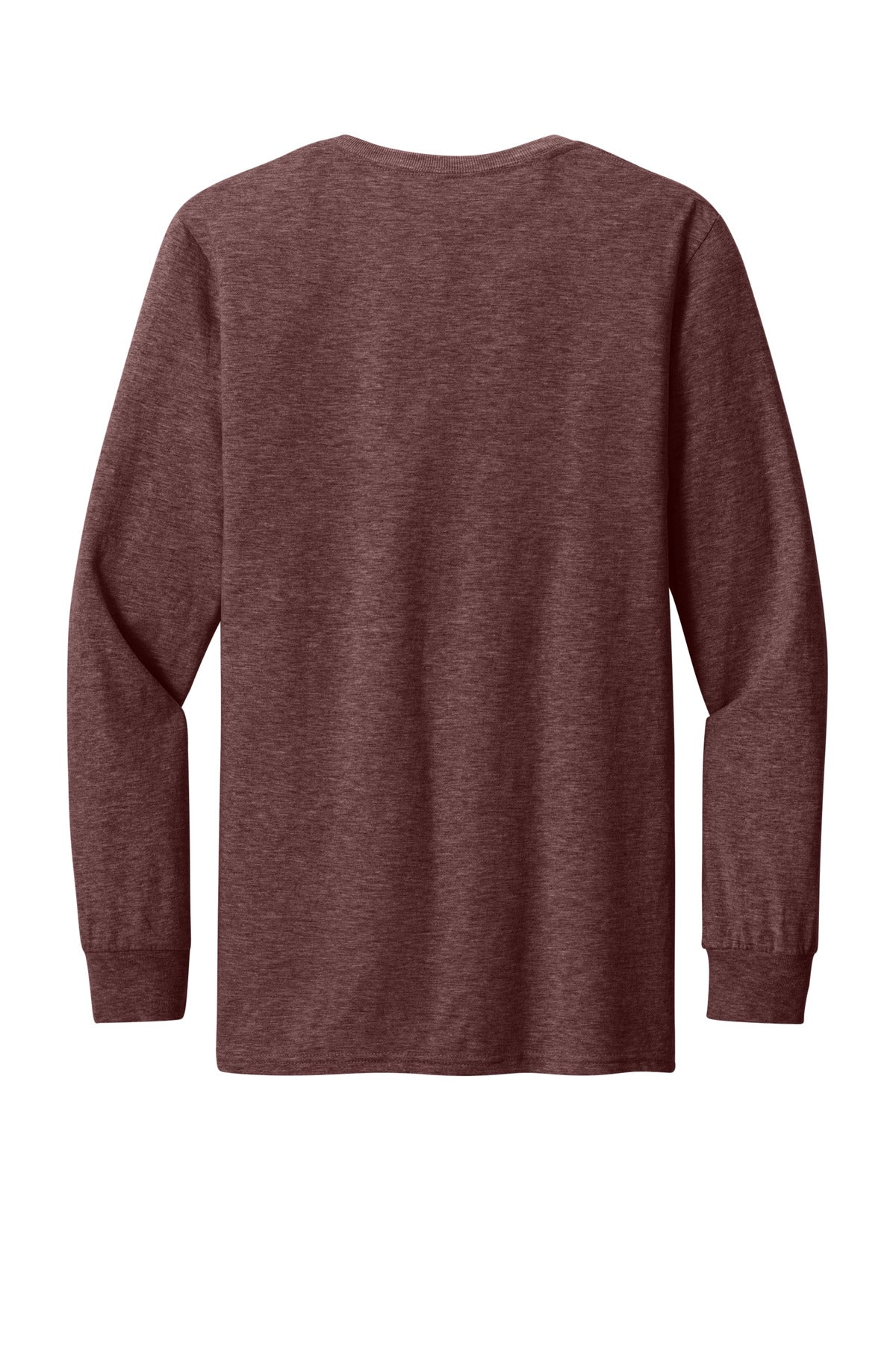 Jerzees Premium Blend Ring Spun Long Sleeve T-Shirt - Maroon Heather