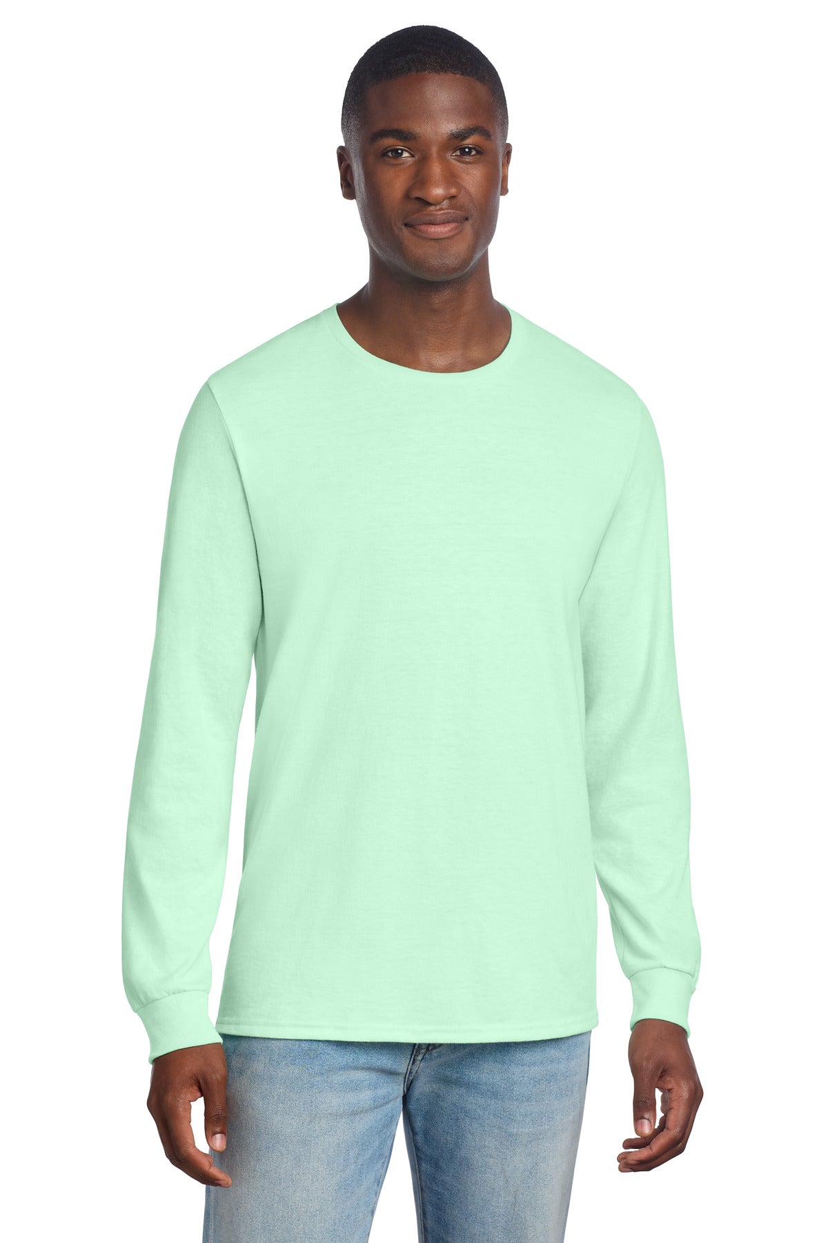 Jerzees Premium Blend Ring Spun Long Sleeve T-Shirt - Mint To Be