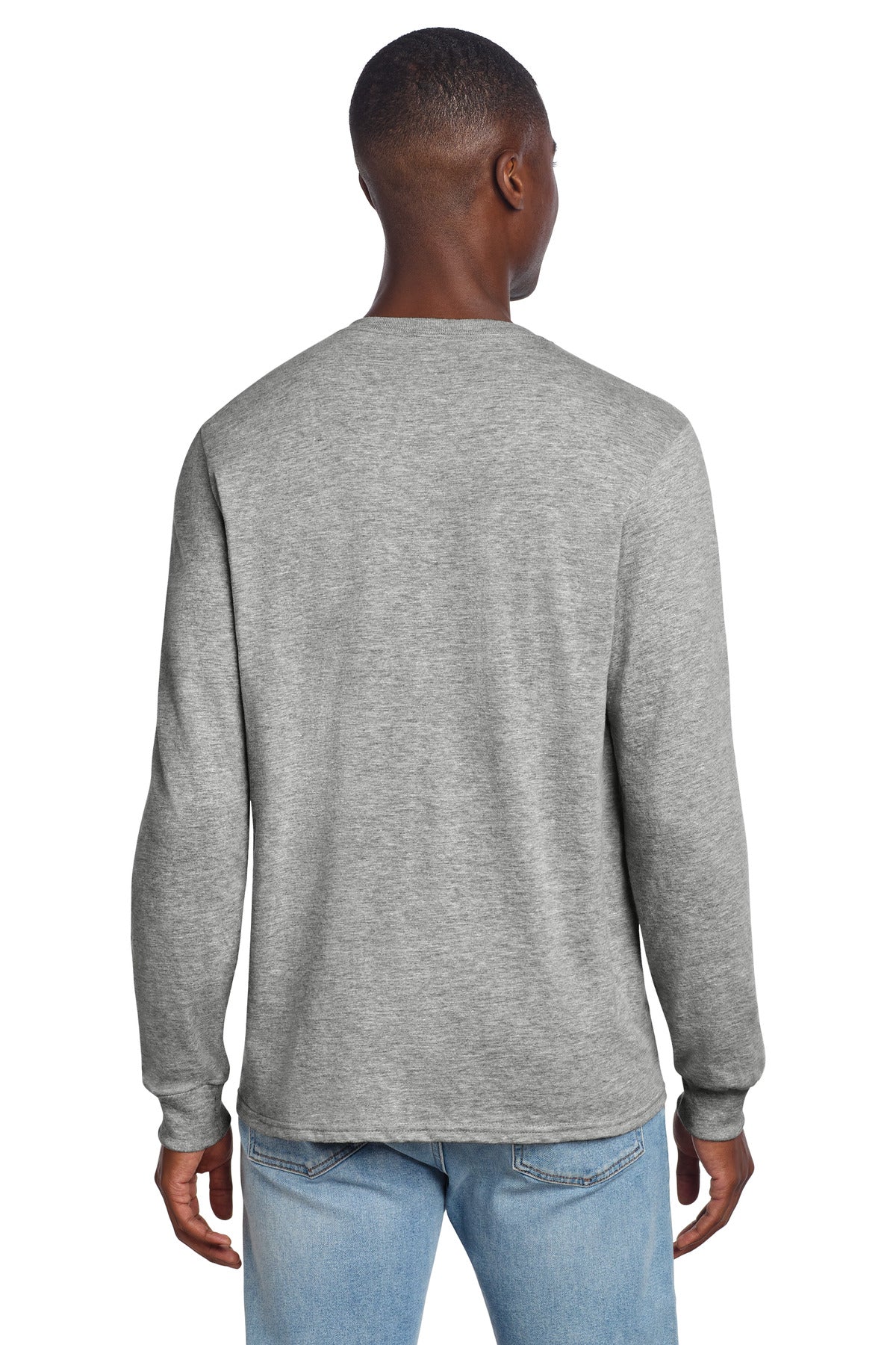 Jerzees Premium Blend Ring Spun Long Sleeve T-Shirt - Oxford