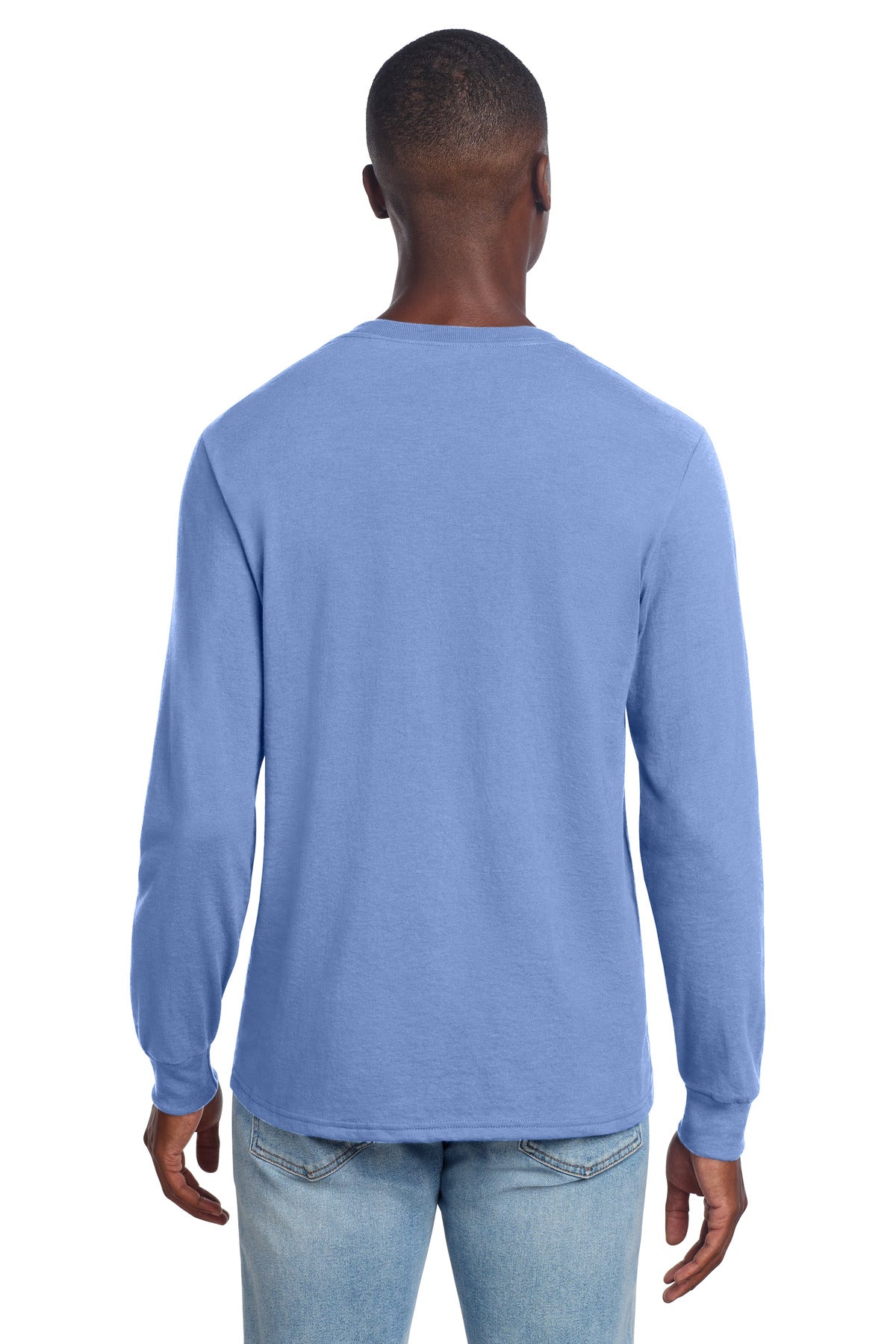 Jerzees Premium Blend Ring Spun Long Sleeve T-Shirt - Purple Iris