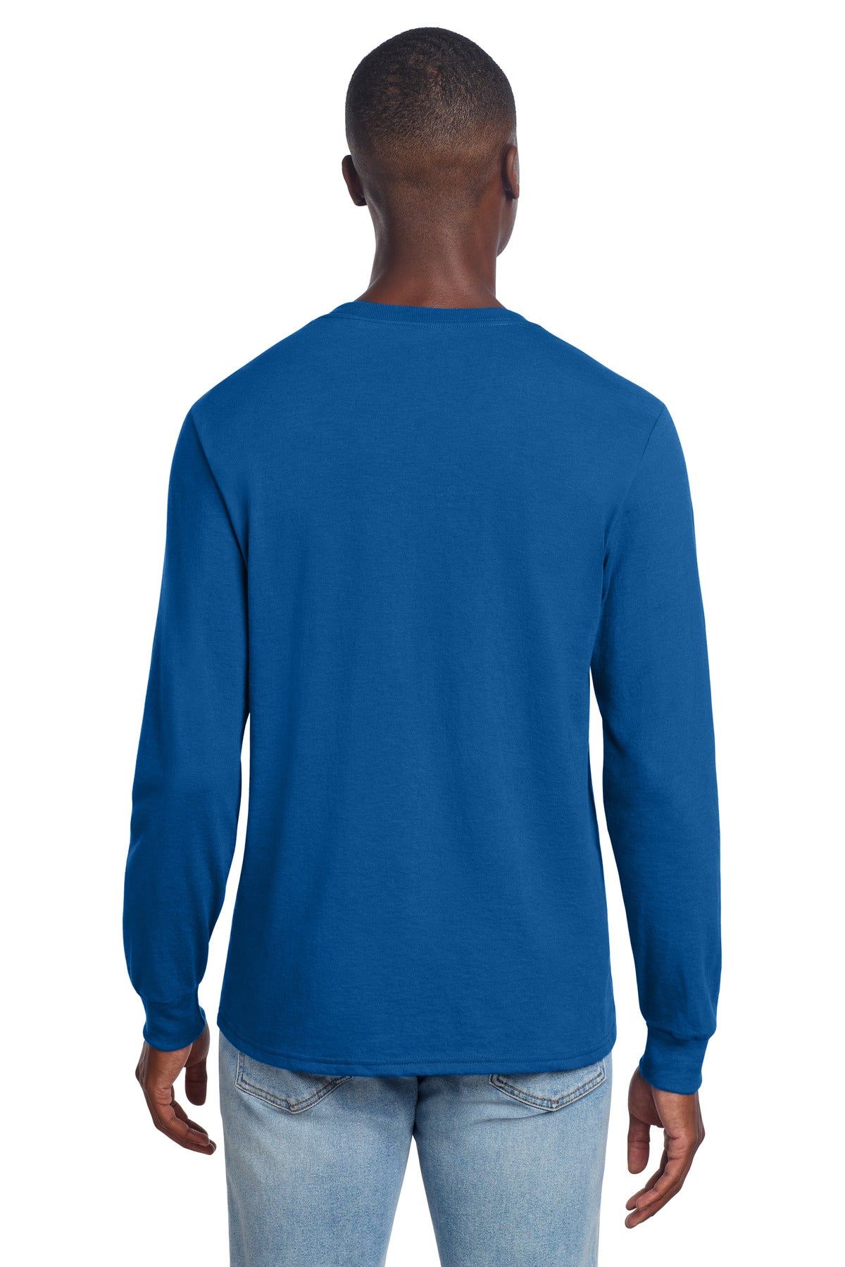 Jerzees Premium Blend Ring Spun Long Sleeve T-Shirt - Royal